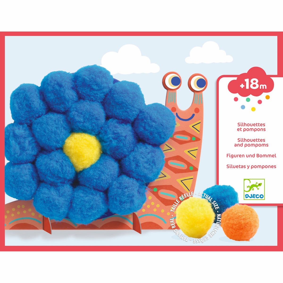 *Wonky* Djeco First Art - Fluffy Animals