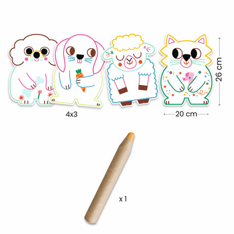 Djeco First Colouring - Pets