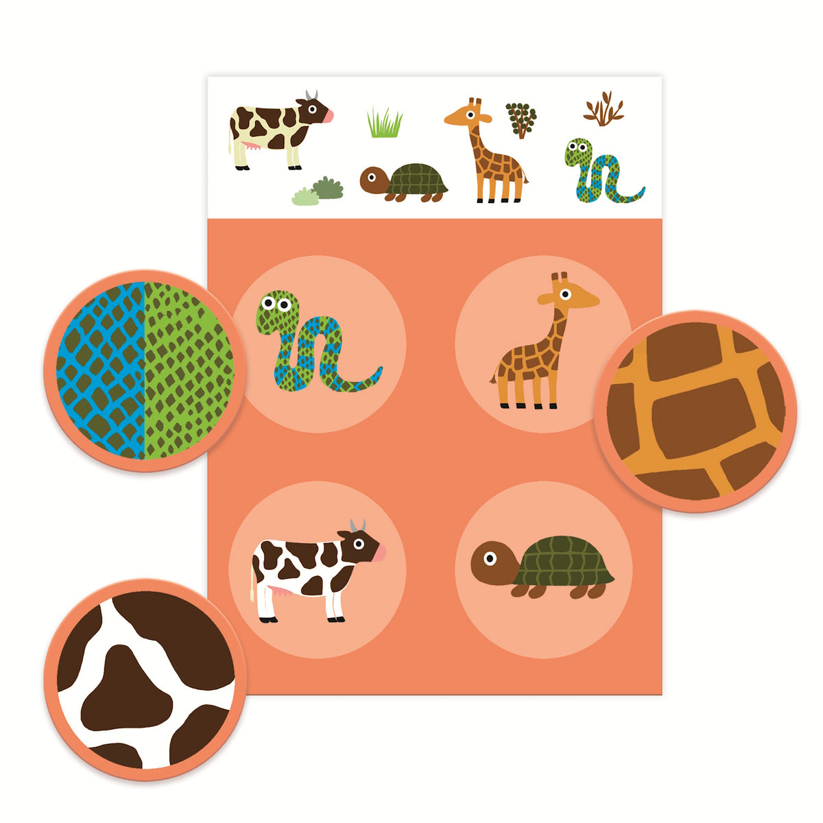 Djeco First Games - Lotto Feathers and Fur