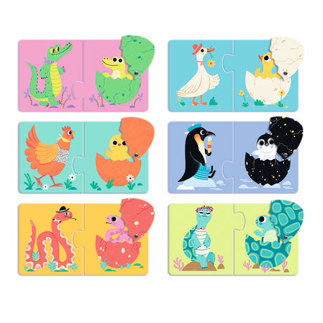 Djeco First Puzzle - Duo Articulo In The Egg