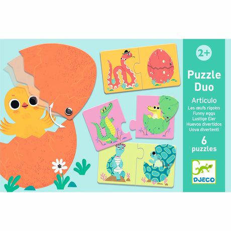 Djeco First Puzzle - Duo Articulo In The Egg
