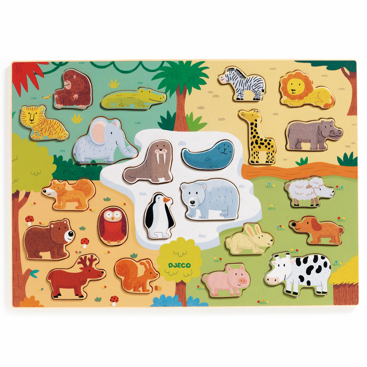 Djeco First Puzzle - Puzzlo Animo