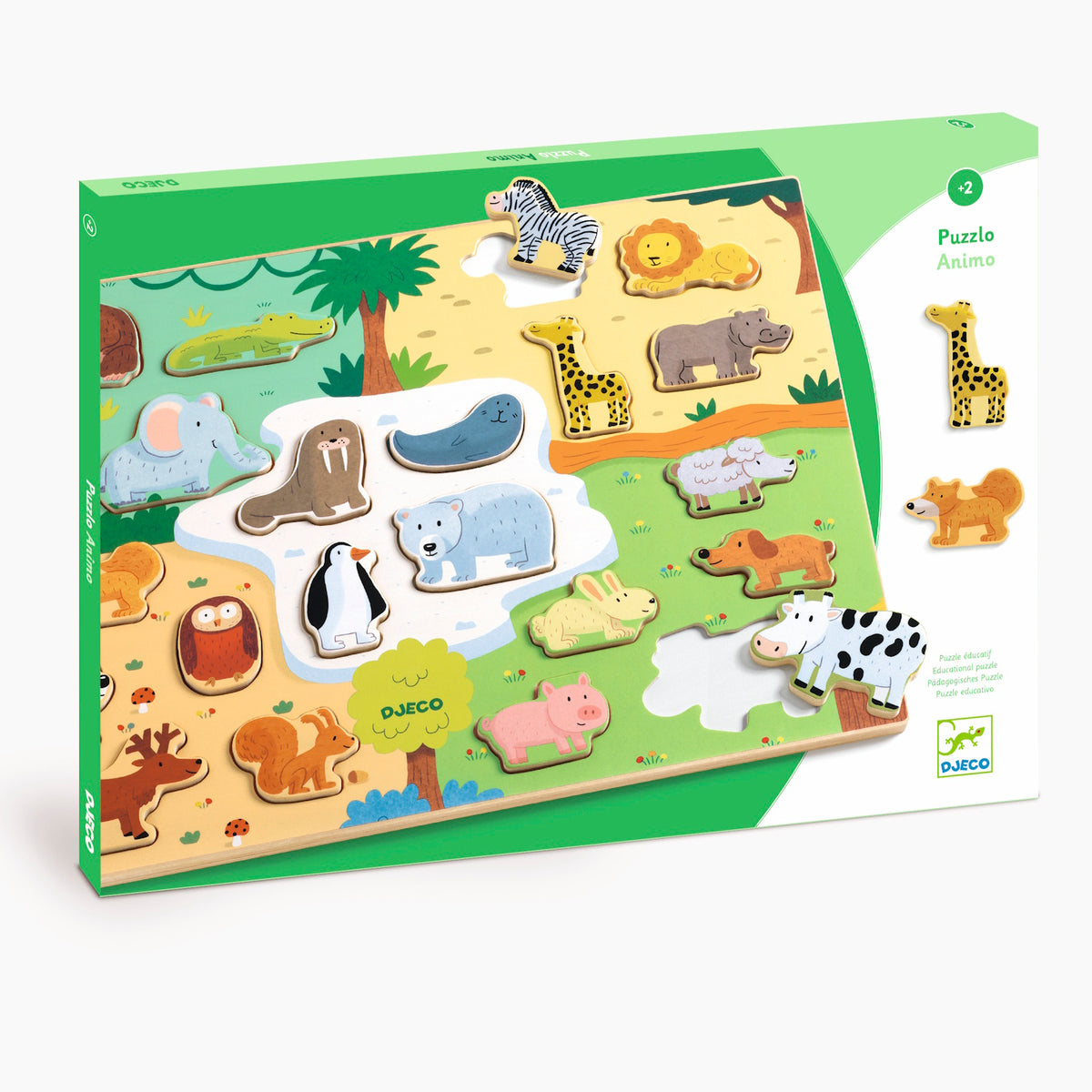 Djeco First Puzzle - Puzzlo Animo