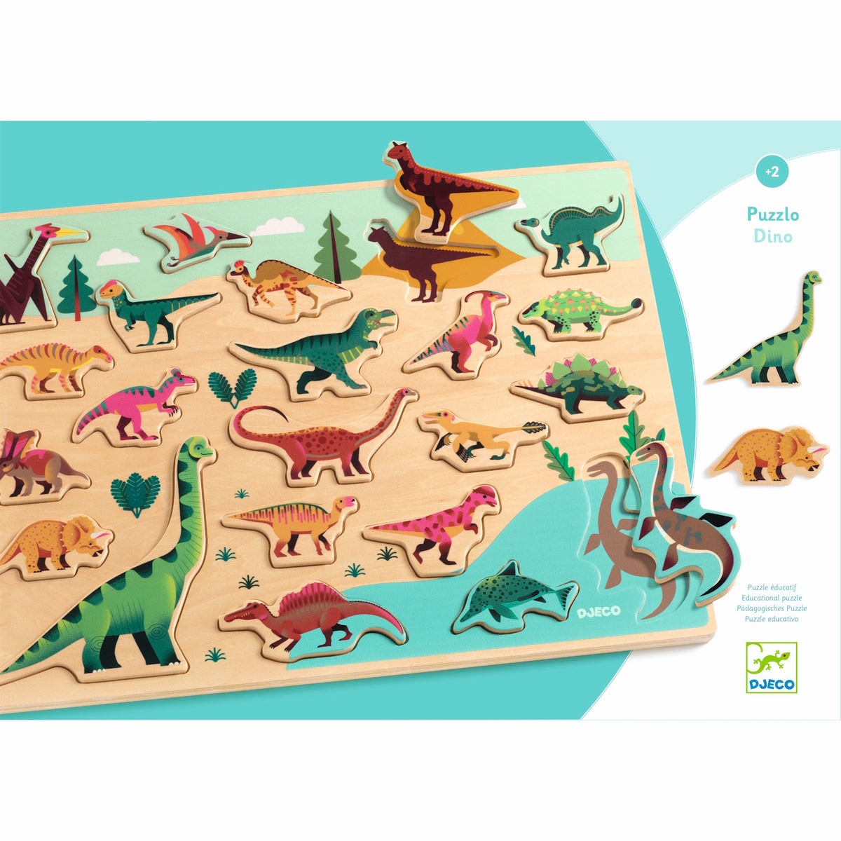 Djeco First Puzzle - Puzzlo Dino