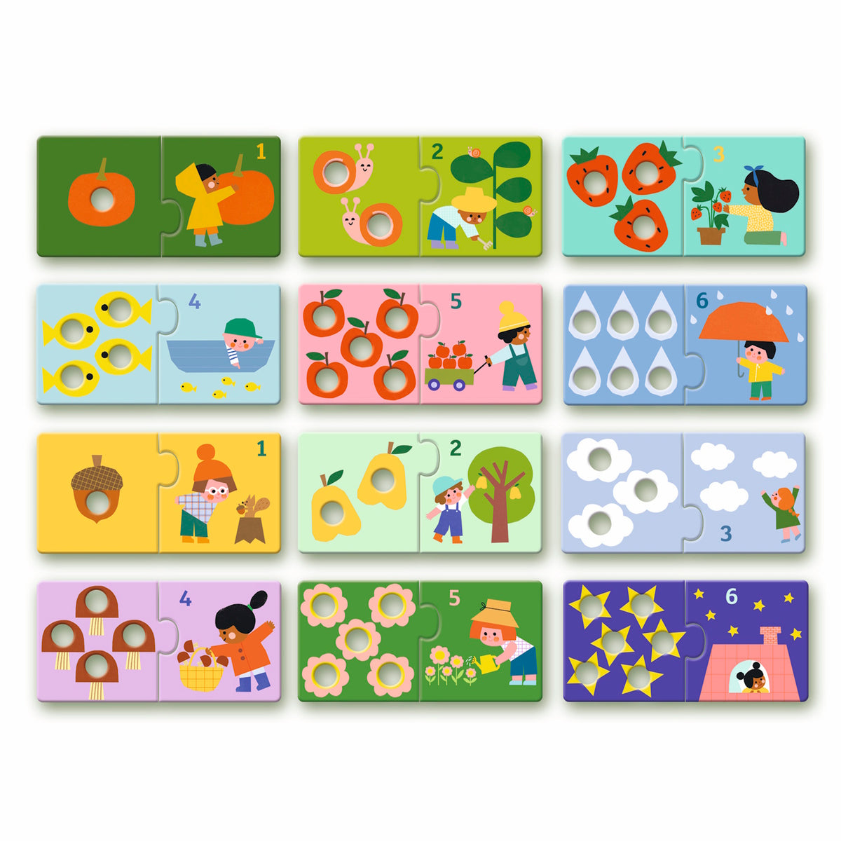 Djeco First Puzzles - Duo First Numbers