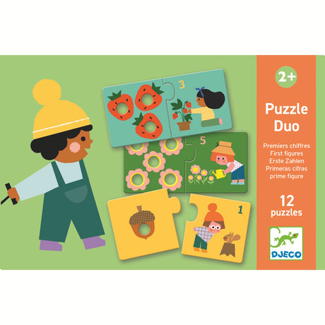 Djeco First Puzzles - Duo First Numbers