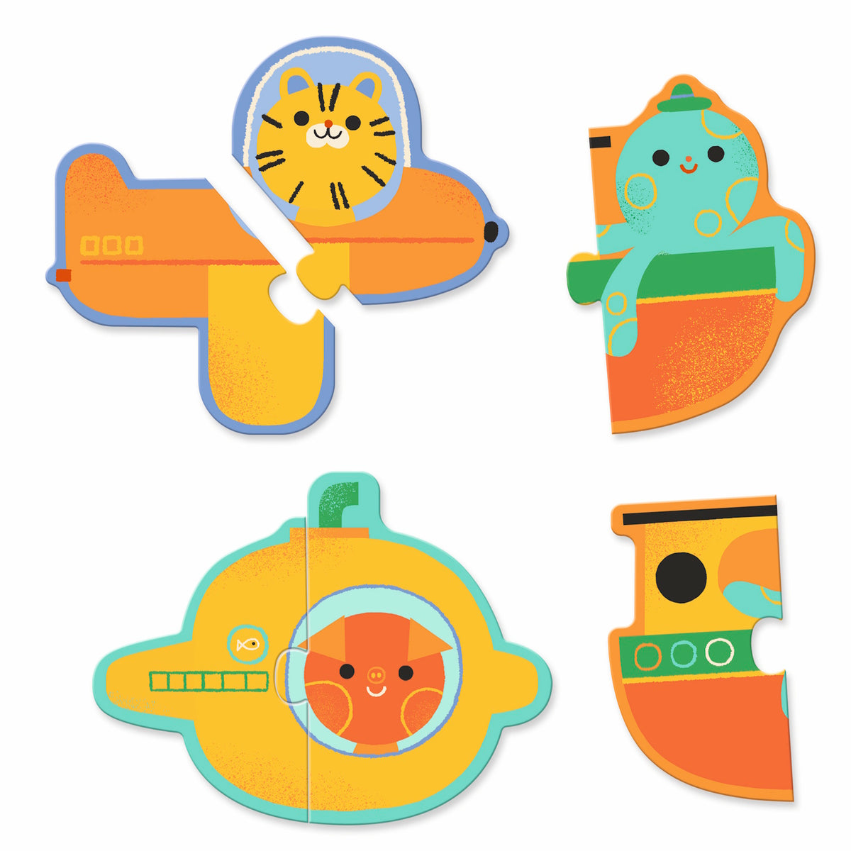 Djeco First Puzzles - Duo Vehicles