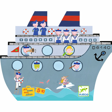 Djeco Games - Travel Battleship Naviplouf
