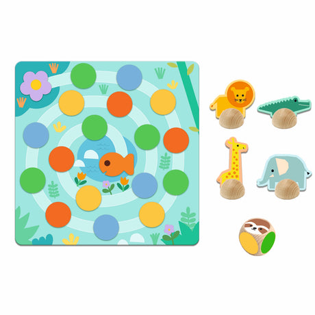 Djeco Games - Wild Animals Five Game Set