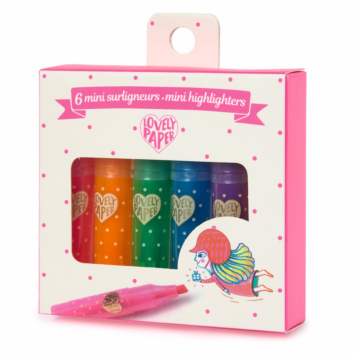 Djeco Lovely Pens - 6 Mini Highlighters