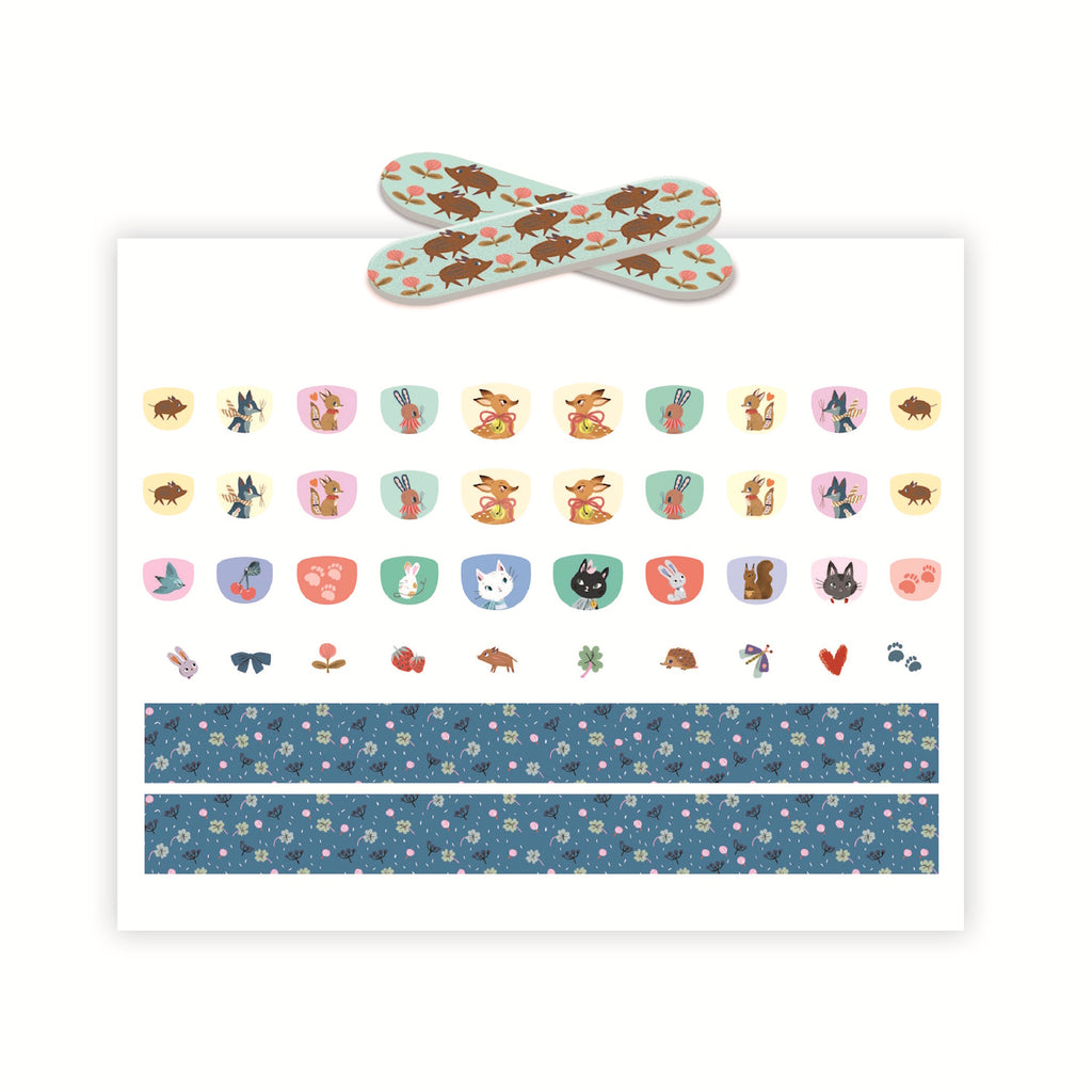 This set features a variety of charming designs, allowing young ones to express their creativity and enjoy a fun manicure experience.