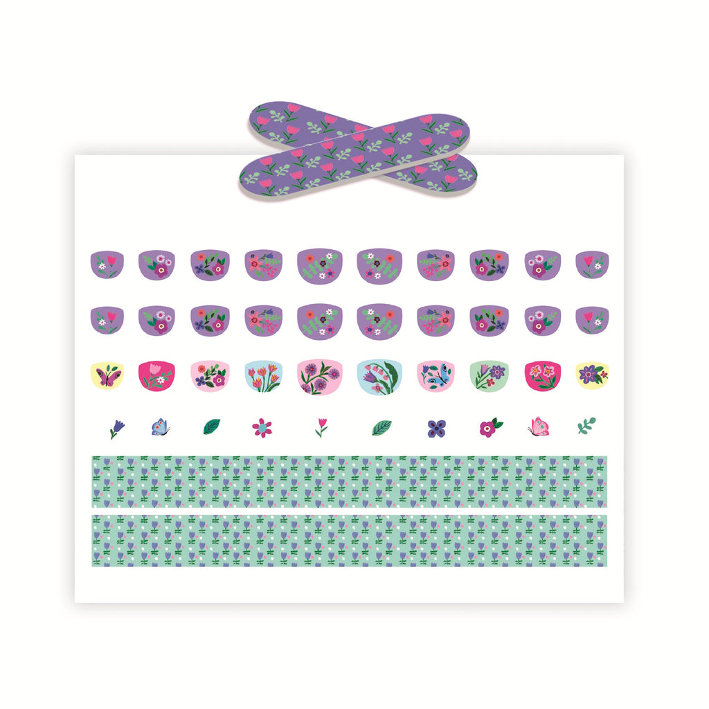 This set features a variety of floral designs, allowing young ones to express their creativity and enjoy a fun manicure experience.​