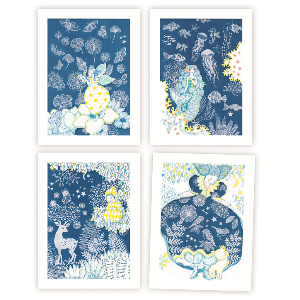A creative activity designed for children aged 7 to 12 years. It introduces them to cyanotype, an early photographic process that produces blue-toned images.