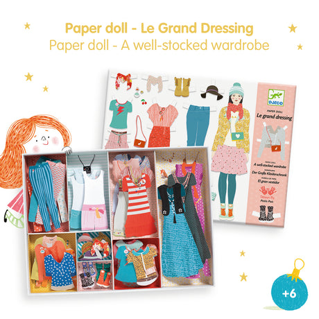 Djeco Paper Doll Big Dressing Room