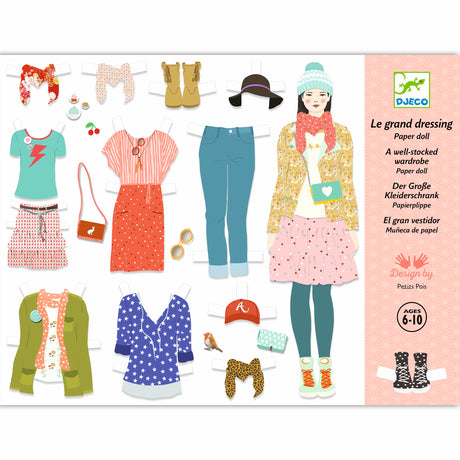 Djeco Paper Doll Big Dressing Room