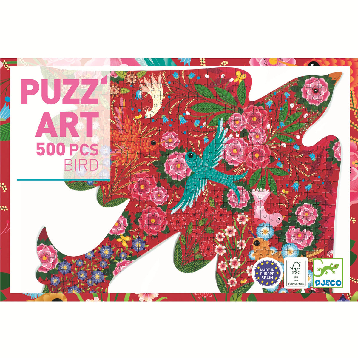 Djeco Puzzle - Bird-Puzz'Art