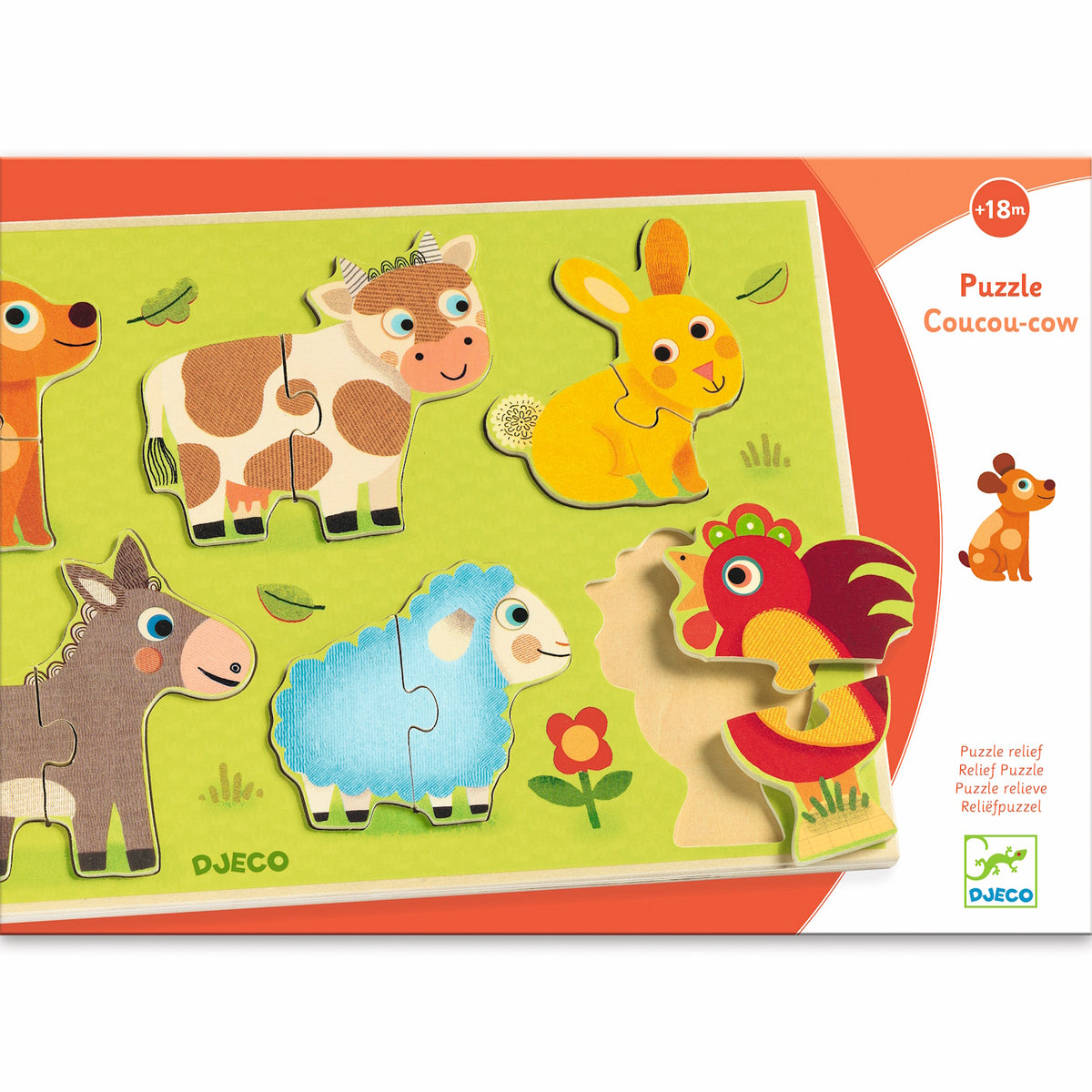 Djeco Puzzle - Coucou Cow