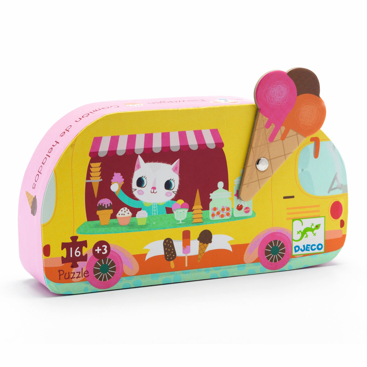 Djeco Puzzle - Ice Cream Truck 16 pcs.