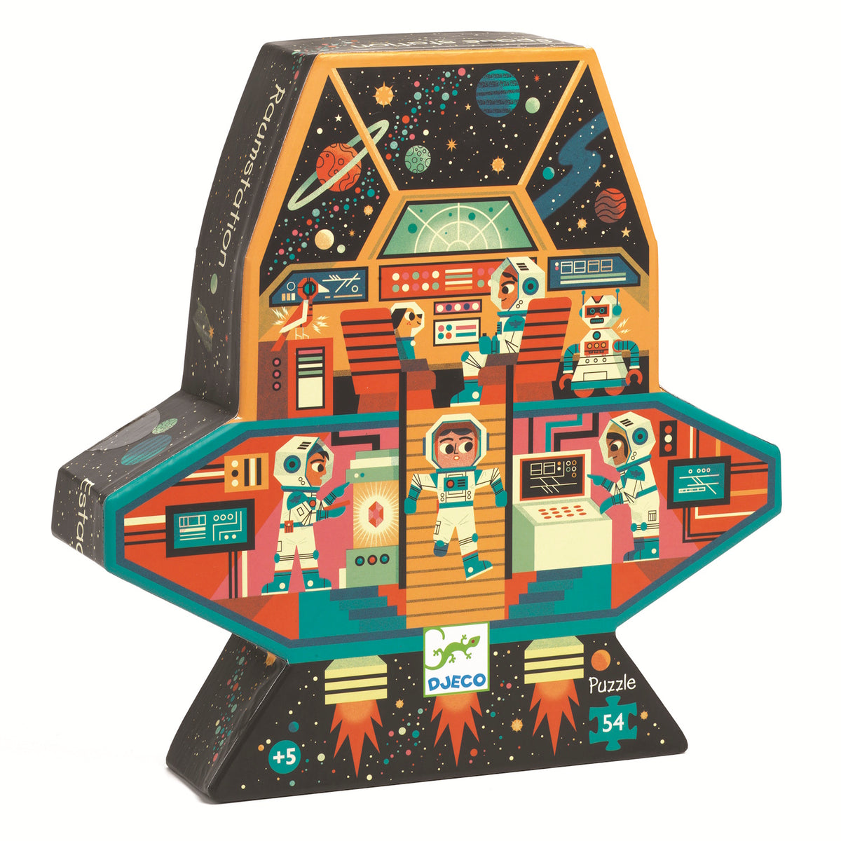 Djeco Puzzle - Space Station 54 pcs
