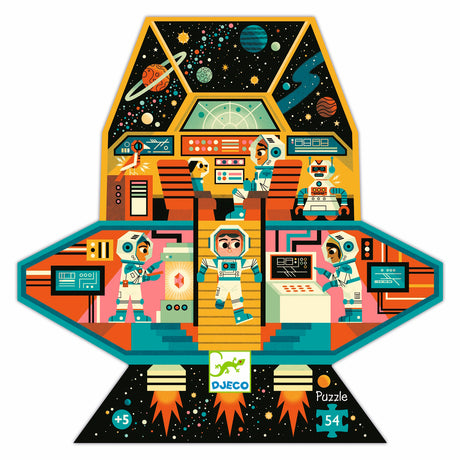 Djeco Puzzle - Space Station 54 pcs