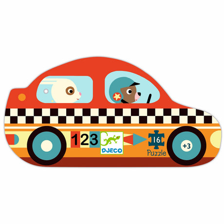 Djeco Puzzle - The Racing Car