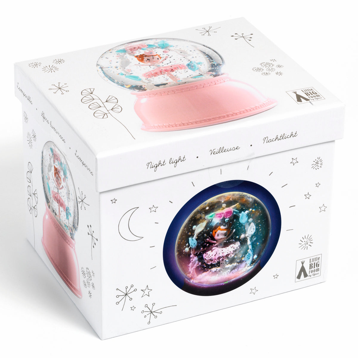 Djeco Snowglobe Night Light - Ballerina