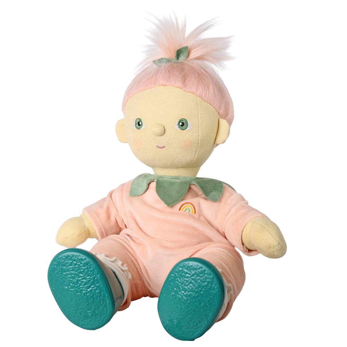 Olli Ella Dream Dinkum Doll Piper Peach sitting on a white background.