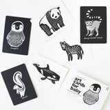 Art Cards for Baby - Black and White Animals - Flash Cards