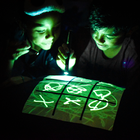 Glow Sketch Bedtime Pillowcase - Naughts & Crosses