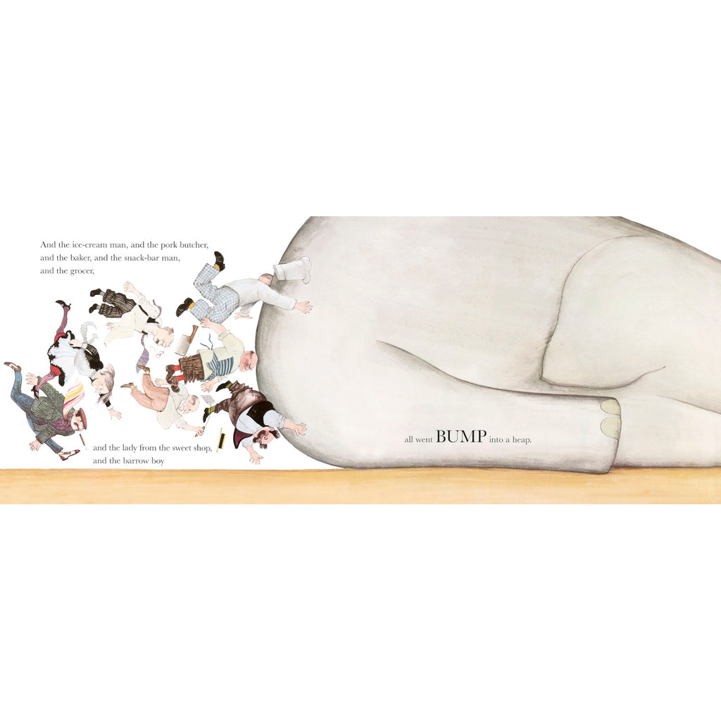 A classic picture book by Elfrida Vipont and Raymond Briggs, featuring a humorous tale of an elephant and a mischievous baby on a wild adventure through town.