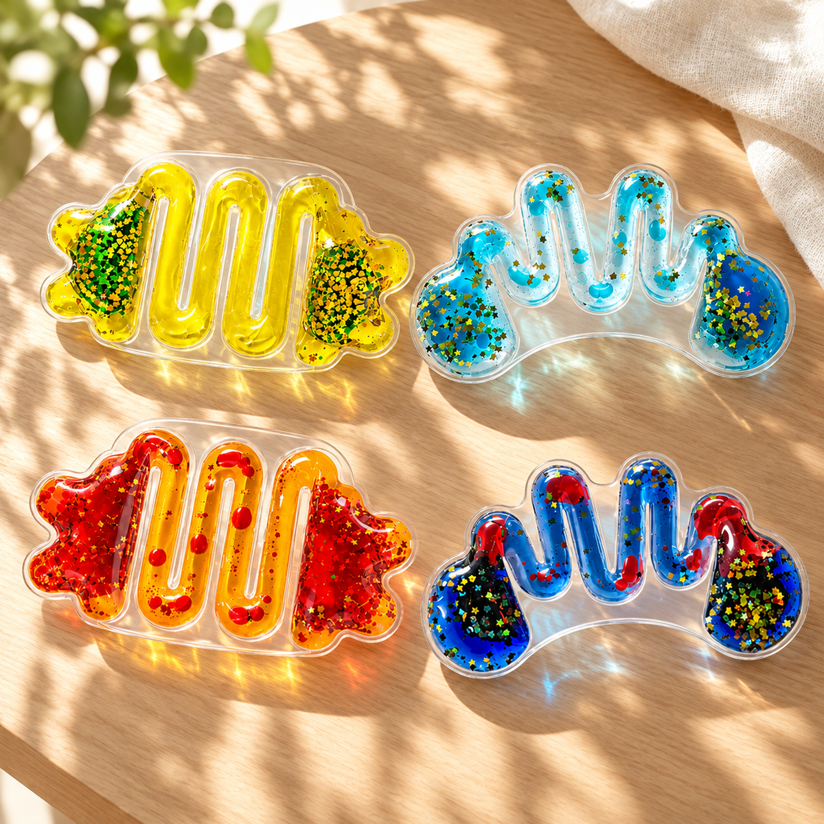 Sensory Squeeze Toys - Pack of 4
