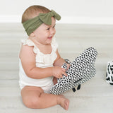 *Wonky* Egg Crinkle - Organic Fabric Baby Crinkle Paper Toy