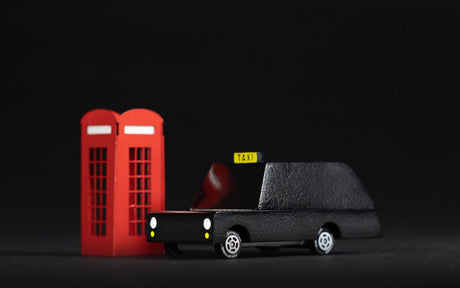 Candycar - London Taxi - Wooden Diecast Toy Car Candylab