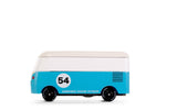 Candyvan - VW T1 Blue 54 - Wooden Diecast Toy Car Candylab