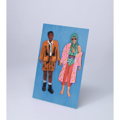 Fearless Fashion Magnetic Dolls: A Mix n Match Set, featuring stylish illustrated dolls with magnetic outfits and accessories—an interactive dress-up toy that encourages creativity, self-expression, and imaginative play in kids.