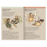 Two illustrated pages about the Hazel Fairy and Himalayan Oread, detailing their habitats, homes, and habits.