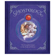 Purple faux-leather book cover titled Ghostology: The Complete Guide to the Study of Ghosts with gothic illustrations.