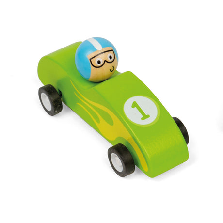 Wooden Pull Back Hot Rods