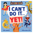 Book cover titled "I Can't Do It... YET!" showing a mouse holding a sign surrounded by kids.