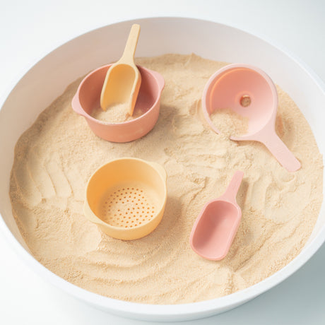 Inspire My Play Collapsible Funnel Set - Coral/Yellow Pastel