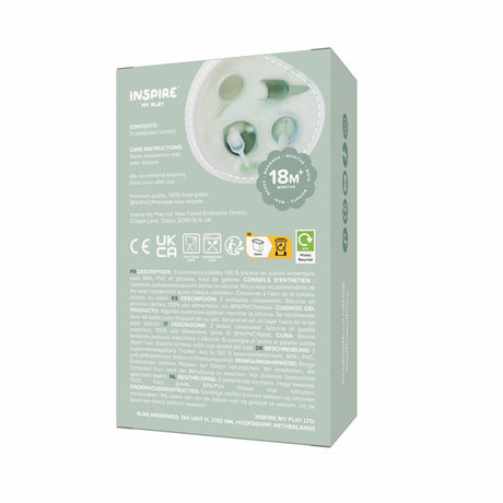 Inspire My Play Collapsible Funnel Set - Green/Blue Pastel