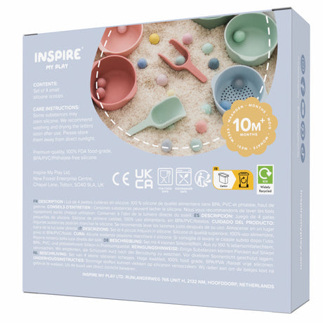 Wonky Inspire My Play Mini Scoop Set - Pastels