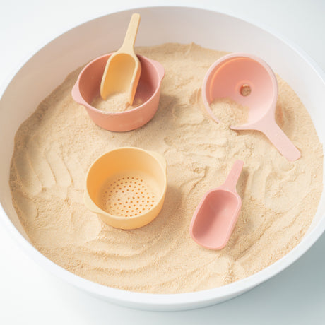 Inspire My Play Nesting Bowl Set - Coral/Yellow
