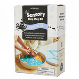 Jellystone Designs Under the Sea Sensory Tray Play Kit box showing kids playing with an ocean-themed play tray.