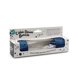 Jellystone DIY Calm Down Bottle Galaxy edition in packaging, featuring a clear tube with blue silicone caps and a mesmerising sensory filling