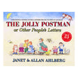Book cover for The Jolly Postman by Janet and Allan Ahlberg, featuring illustrated fairytale characters reading letters.