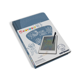 Packaging for a Kidywolf LCD tracing book features colorful drawings of animals and a digital tablet with a stylus, highlighting learning and creativity.