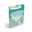 KIDYWOLF KIDYDRAW-MINI Education and Games extra cards kit box with 60 drawings including math, letters, and mazes.