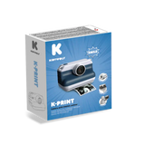 Kidywolf Kidyprint camera packaging for children, featuring the blue instant camera with thermal printer and selfie mode.