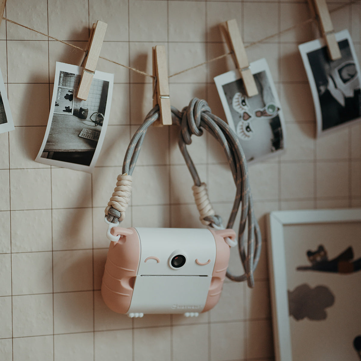 KIDYPRINT Pink Thermal Printing Camera